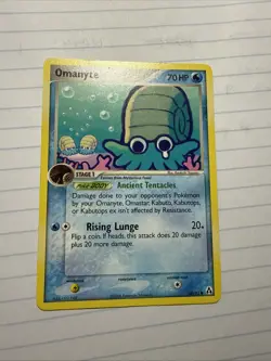 Omanyte 60/92 Common EX Legend Maker Pokemon Card 2006 NM - Image 1