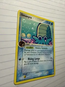 Omanyte 60/92 Common EX Legend Maker Pokemon Card 2006 NM - Image 2