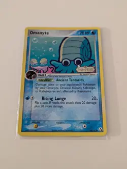 Omanyte 60/92 Reverse Holo Stamped - Legend Maker - Pokemon Card TCG - NM - Image 1