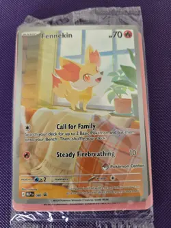 SEALED Fennekin 080 | Pokemon Center Stamped | Chaos Rising Promo | English TCG - Image 1