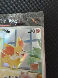 Pokemon Fennekin 080 SEALED Pokemon Center Stamped Black Star Promo - Image 3