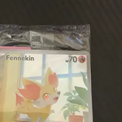 Fennekin Pokemon Center Stamp Sealed 080 Mega Evolutions Promo NM Still Packed! - Image 4