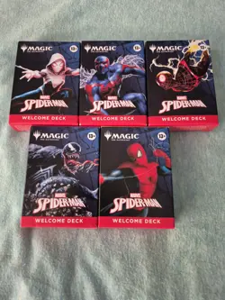 SDCC 2025 Magic The Gathering x Spider-Man Welcome Deck COMPLETE - Image 1