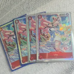 Uta ST23-001 SR ONE PIECE Tcg Card Game NM RED english x4 bonus sr - Image 1
