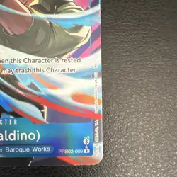 Bandai One Piece Mr. 3 (Galdino) PRB02-009 English Holo Alt Art Rare 1000 - Image 3