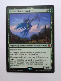 MTG Nylea, Keen Eyed (Theros Beyond Death) Regular Mythic 185/254 - Image 1