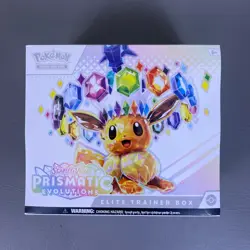 Pokemon TCG Scarlet & Violet Prismatic Evolutions Elite Trainer Box ETB Sealed - Image 1