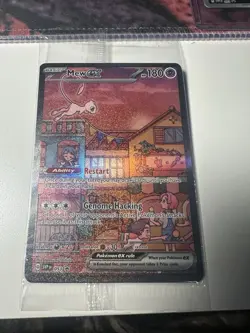 SEALED Mew ex SVP 053 Black Star Promo Full Art Pokemon TCG Scarlet Violet 151 - Image 1