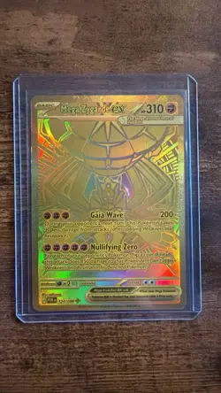 Mega Zygarde ex 124/088 Gold Mega Hyper Rare- Perfect Order-Pokemon TCG NM - Image 1