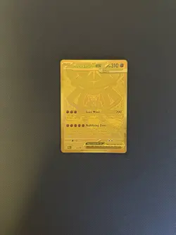 Mega Zygarde EX 124/088 Pokemon Perfect Order Mega Hyper Rare Gold Full Art NM - Image 2