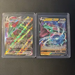 Pokemon TCG | Rayquaza V 110 & VMAX 111 /203 Evolving Skies X2 Card Bundle (1) - Image 1