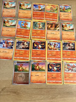 Pokemon Card X19 Bundle Of Charmanders And Charmeleons From 2017-2026 1 Holo - Image 1