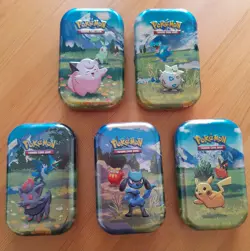 Pokemon TCG card bundle, 50 cards in mini tin 10 holo/reverse 1 EX Guaranteed - Image 2