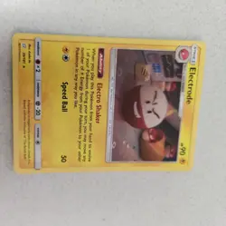 Pokemon TCG SM Team Up 39/181 Electrode Holographic Rare Card - Image 1