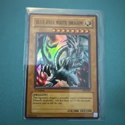 Blue-Eyes White Dragon SKE-001 Super Rare 1st Edition YuGiOh Card - Image 1