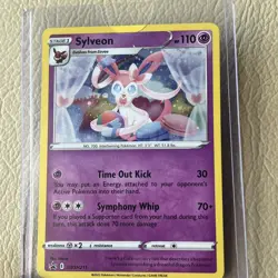 *swirl* Sylveon SWSH211 English Pokemon Promo Black Star Cosmos Holo Card TCG - Image 2