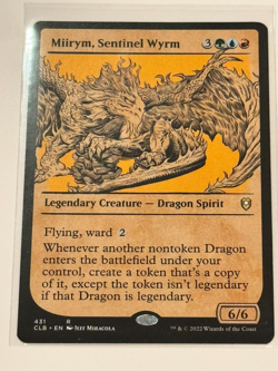 Miirym, Sentinel Wyrm (Showcase) NM Commander Legends: Battle for Baldur's Gate - Image 1