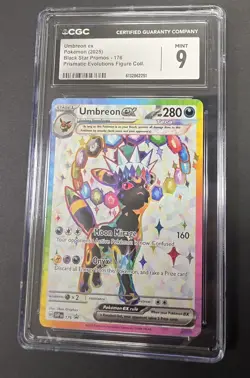Umbreon ex SVP176 Sv: Scarlet & Violet Promo Cards Holo CGC 9 - Image 1