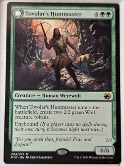 Tovolar's Huntmaster - Innistrad: Midnight Hunt - Magic the Gathering MTG Nice! - Image 1