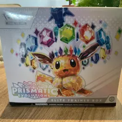 Pokemon TCG Scarlet & Violet Prismatic Evolutions Elite Trainer Box Sealed - Image 1