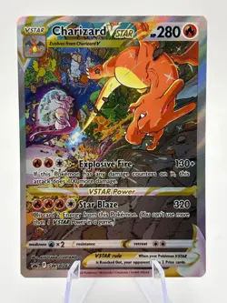 Pokemon TCG Black Star Promo - Charizard VSTAR SWSH262 Promo LP - Image 1