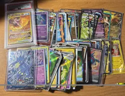 Huge Modern Pokemon Card Collection Lot Holos SIRs Masterballs Pokeballs EXs PSA - Image 3