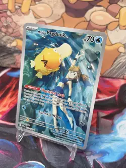Pokemon TCG Misty's Psyduck Destined Rivals 193/182 Illustration Rare Card - NM - Image 3