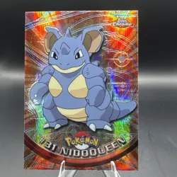Nidoqueen #31 Topps Chrome Spectra Series 1 Pokemon TV Animation NM - Image 1
