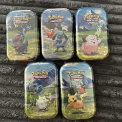 Lot of (5) Pokemon TCG Ascended Heroes Mini Tins SEALED / NEW - Image 1