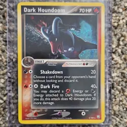 Pokemon TCG Dark Houndoom 5/109 Team Rocket Returns Holo Rare NM - Image 1