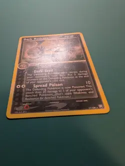 Pokemon Card 2004 EX Team Rocket Returns Rare Dark Raticate 17/109 MP - Image 3