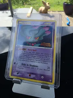 HOLO Nintendo Pokemon TCG Misdreavus 25/109 EX Team Rocket Returns 2004 - Image 1