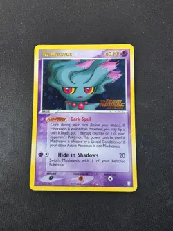 HOLO Nintendo Pokemon TCG Misdreavus 25/109 EX Team Rocket Returns 2004 - Image 2