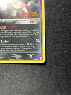 DARK SLOWKING 9/109 RARE TEAM ROCKET RETURNS POKEMON REVERSE HOLO MP - Image 2