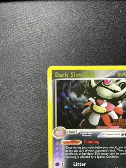 DARK SLOWKING 9/109 RARE TEAM ROCKET RETURNS POKEMON REVERSE HOLO MP - Image 5