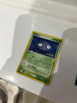 Pokemon EX Team Rocket Returns Grimer Reverse Holo Card 56/109 Stamped Lp - Image 1
