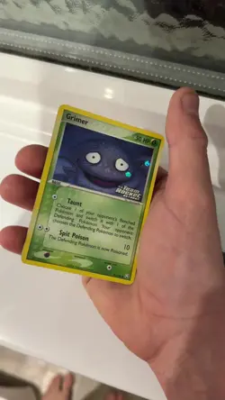 Pokemon EX Team Rocket Returns Grimer Reverse Holo Card 56/109 Stamped Lp - Image 2