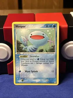 Pokemon TCG Wooper 81/109 EX Team Rocket Returns 2004 Regular Common Non Holo - Image 1