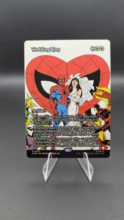 x1 Wedding Ring - Borderless M MTG Marvel Universe M/NM, English - Image 1