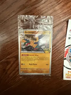 Pokemon Archeops Chicago Field Museum Promo Card Sealed with Exclusive Sticker - Image 3