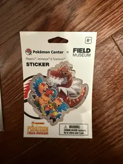 Pokemon Archeops Chicago Field Museum Promo Card Sealed with Exclusive Sticker - Image 4