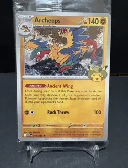 Pokemon Chicago Field Museum Fossil Exhibit Archeops Promo Card SEALED SHIPS NOW - Image 1