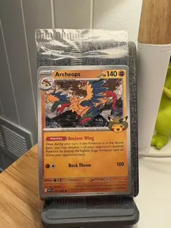 Pokemon Chicago Field Museum - Fossil Exhibit Archeops Promo Card SEALED - Image 1