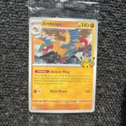 Pokemon Chicago Field Museum Pickachu Plushy & Archeops Promo Card Sealed - Image 2