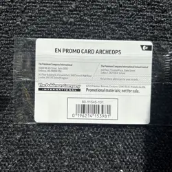 Pokemon Chicago Field Museum Pickachu Plushy & Archeops Promo Card Sealed - Image 3
