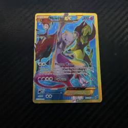 Pokemon Mewtwo EX TCG Full Art Holo Card Breakthrough Secret Rare 163/162 - Image 1