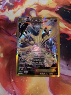 Pokemon TCG Alakazam EX 125/124 Fates Collide Secret Rare Full Art NM Condition - Image 1