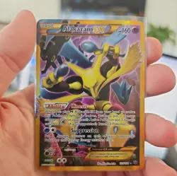 NM Alakazam EX 125 Pokemon TCG Fates Collide Full Art Secret Rare Card - Image 1