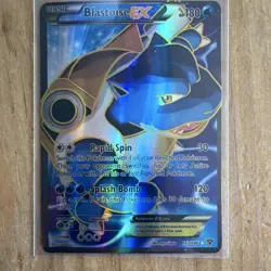 Pokemon TCG Blastoise EX XY Holo Full Art Ultra Rare Card 142/146 - Image 1