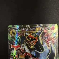 Pokemon TCG M Houndoom EX 154/162 Breakthrough Ultra Rare Holo Full Art MP - Image 2